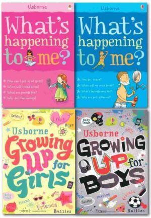 Growing Up for Girls and Boys Whats Happening to Me 4 Books Set by Usborne