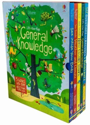 Usborne Lift -The-Flap General Knowledge 5 Books Collection by Usborne Publishing