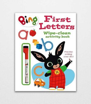 First Letters Wipe-clean activity book Bing