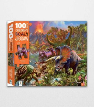 Dinosaur Island 100 Piece Jigsaw Puzzle for Children | Kids Puzzle | Jigsaw Puzzle for 6 Year Olds |Dinosaur Jigsaw Puzzle