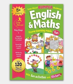 Leap Ahead Bumper Workbook English and Maths 5+