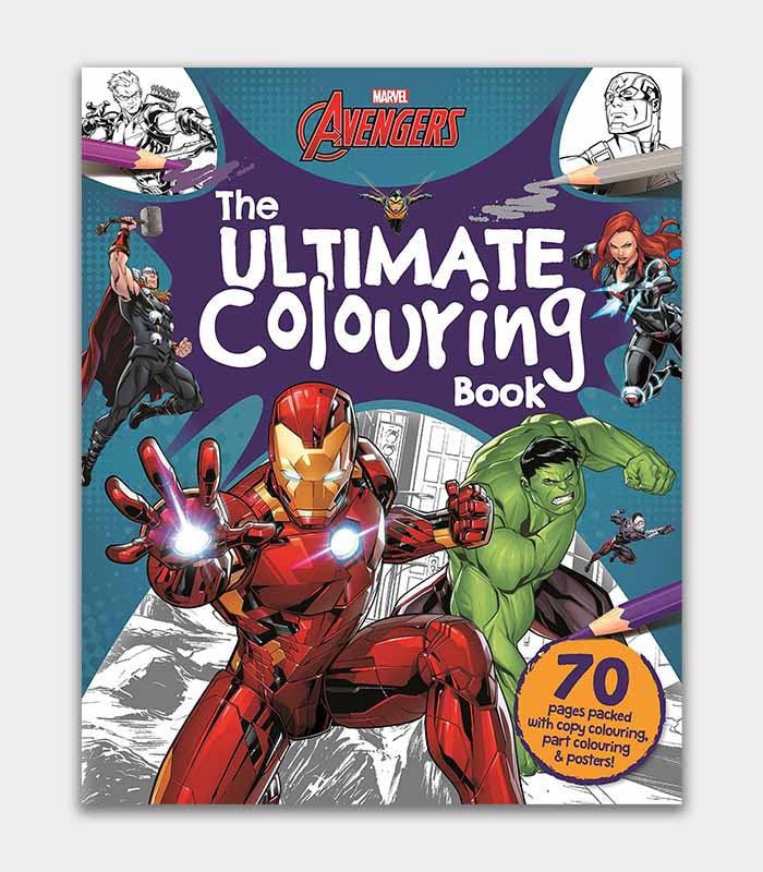 marvel avengers the ultimate colouring book