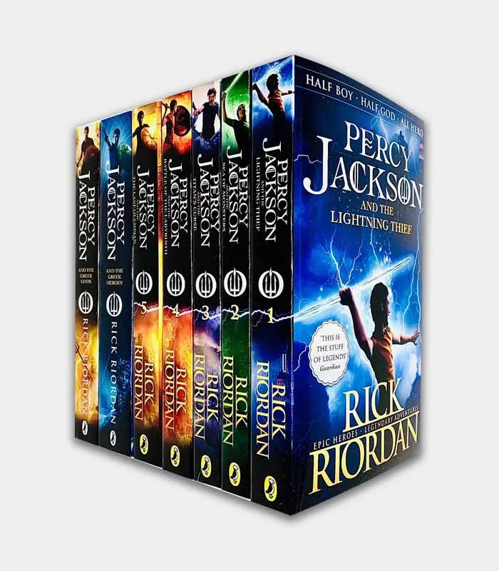 Percy Jackson Collection 7 Books Set By Rick Riordan | Buy Books Online ...