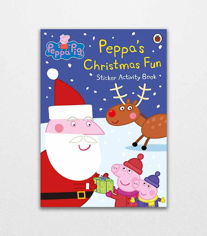 Peppa Pig Peppa's Christmas Fun Sticker Activity Book By Ladybird