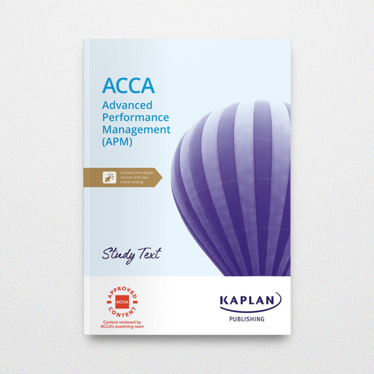 Kaplan ACCA Advanced Performance Management Study Text 2023-2024 - Buy ...